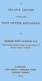 [Gutenberg 63753] • A Second Letter on the late Post Office Agitation